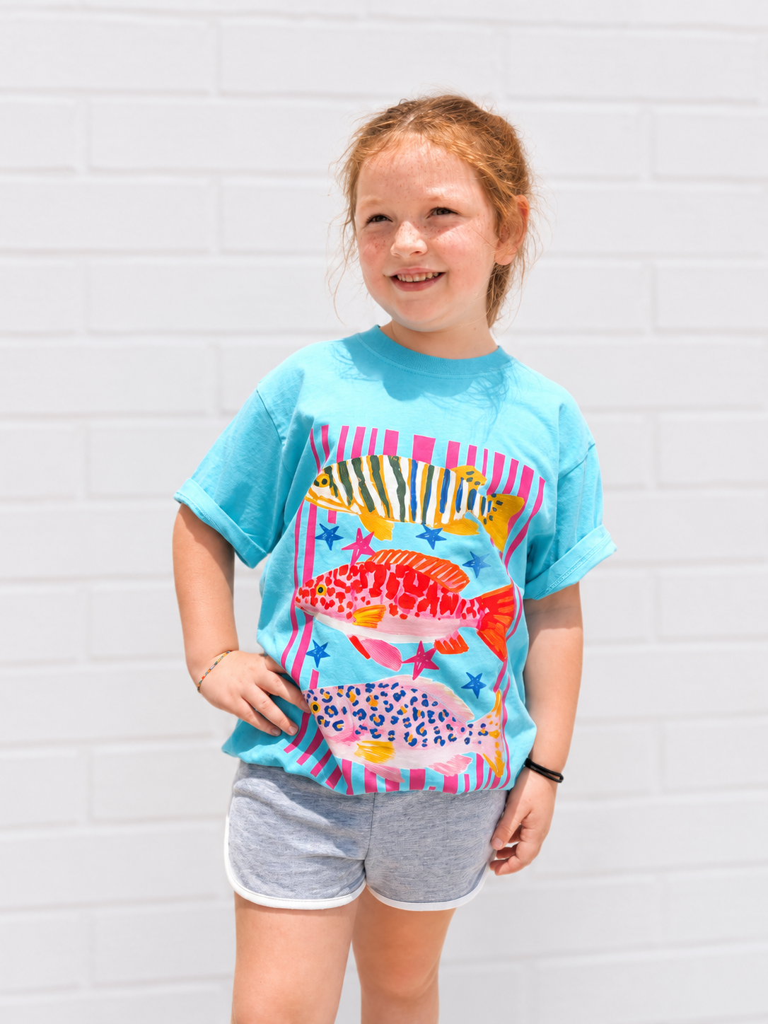Preppy Fish Comfort Color Tshirt