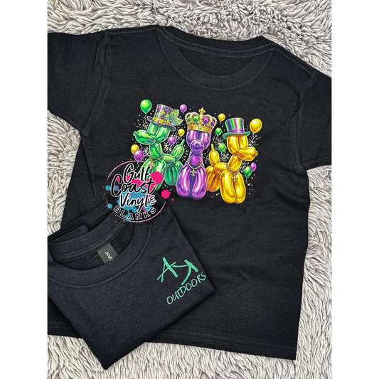 Balloon Dog Mardi Gras Shirt