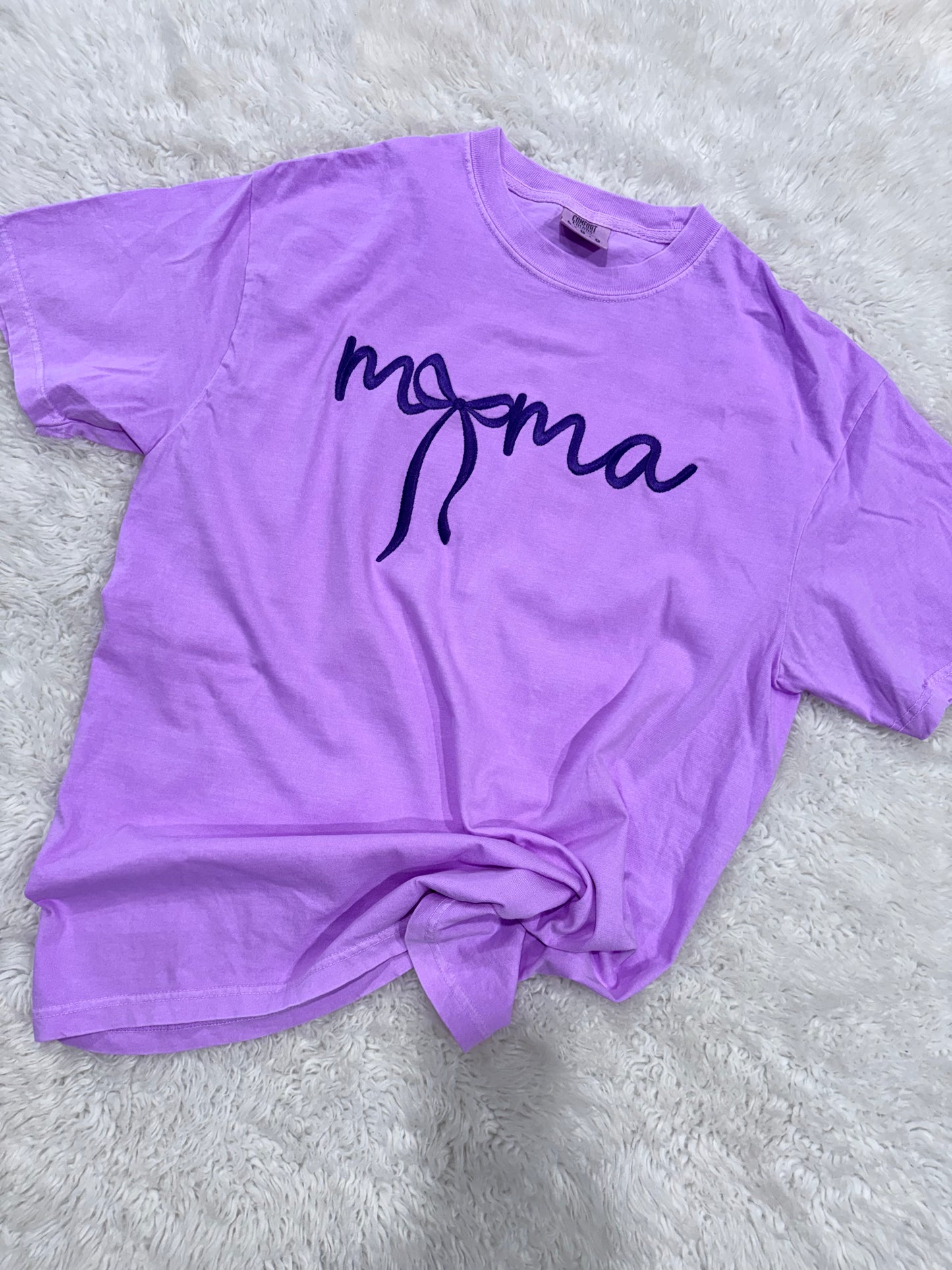 Mama Embroidered Comfort Color T-shirt