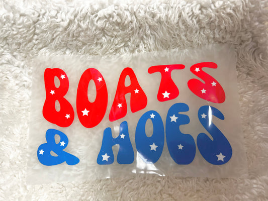 Boats and Hoes DTF print